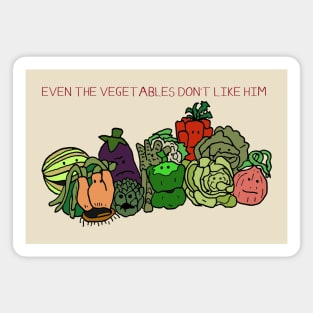 Muppet Christmas Carol - Vegetables Magnet